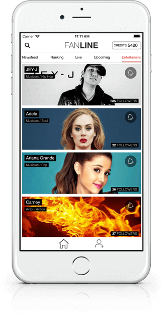FANLINE - On Demand Entertainment Application | TriState Technology ...